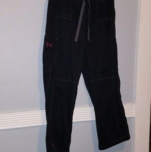 Black and pink scrub pants XL petite